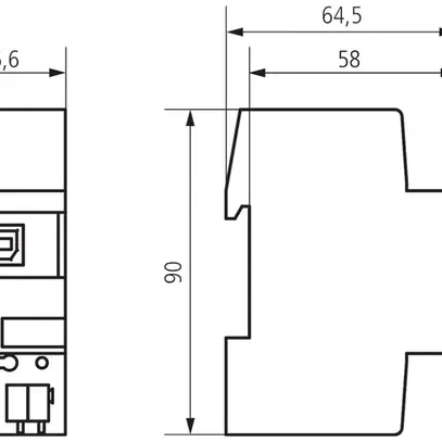 EB-Schnittstelle USB KNX Theben 