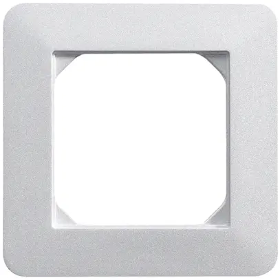 Cadre de recouvrement ENC kallysto.trend 1×1 arktis 94×94mm 