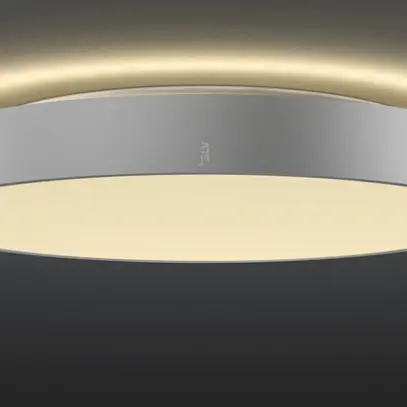 Plafonnier LED SLV MEDO 60 39W 4550lm 927/930/940 IP50 VAR Ø600mm gris 