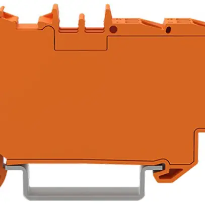 Morsetto di passaggio WAGO Contact TOPJOB S 1×6/6×1.5mm² arancione 