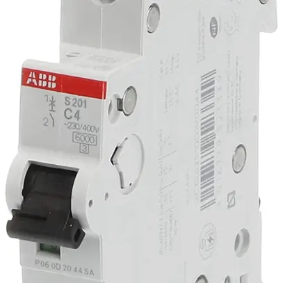 Disjoncteur ABB S201-C4 4A C 6kA 