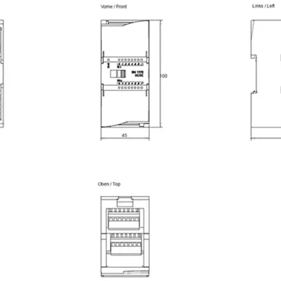 Module entr./sort. API Siemens SIMATIC S7-1200 SM 1223 DI 8×24V, DO 8×24V 