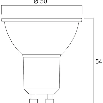 Lampada LED Sylvania RefLED Retro GU10 4.5W 345lm 2000…6500K MR16 