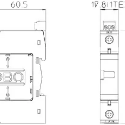 Protection de surtension Bettermann 1pôle avec signal à distance 280V 