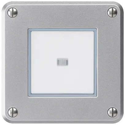 Contatto pulsante INC robusto IP55 2P alluminio illuminato 