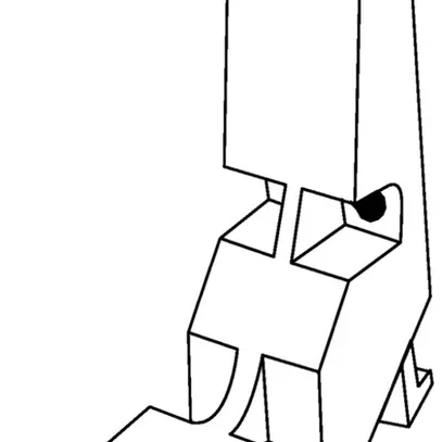 Profilhalter tehalit RK 230×190×35mm schwarz 