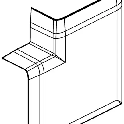 Angle plat tehalit LFW 2075, blanc trafic 