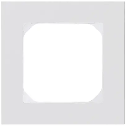 Abdeckrahmen KAL.art 1×1 94×94mm Al weiss 