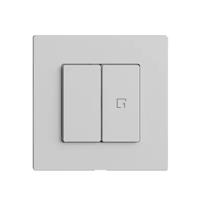 Interruttore 1K/2T scena WLAN Edue Wiser grigio chiaro 