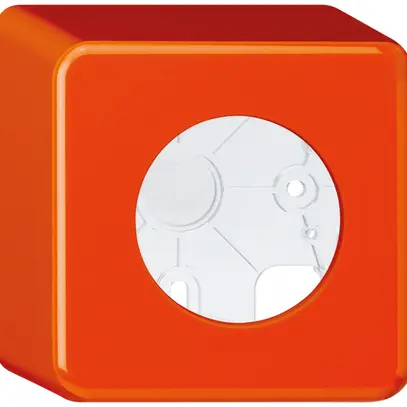 Scatola AP basico arancione h=54mm Ø43mm 
