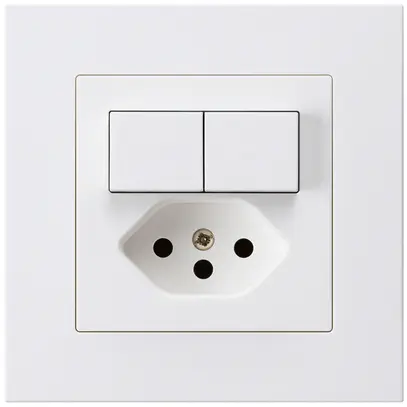 Combinazione INC kallysto.pro 2×A-R/1P+T13 bianco con protezione bambini 