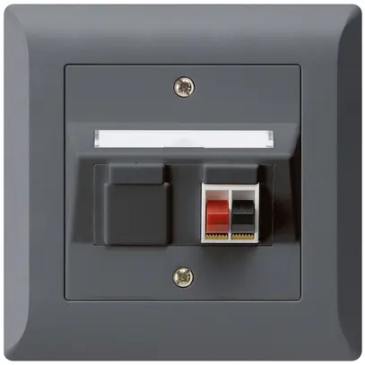 Presa INC audio kallysto.line 1×antracite morsetto per 1 altoparlante 