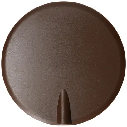 Rosetta di copertura MH clip a molla+entrata a innesto Ø98×9mm marrone 