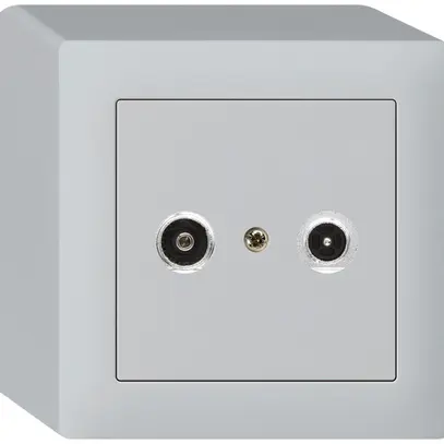 AP-Antennendose kallysto R/TV 10.5dB 2GHz hellgrau 