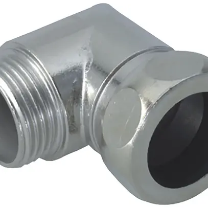 Raccord pour tuyaux AGRO 90° M50 Ø45mm laiton nickelé 