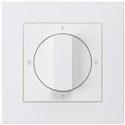 Interruttore rotativo INC kallysto.pro 3/1L bianco con impugnatura girevol 