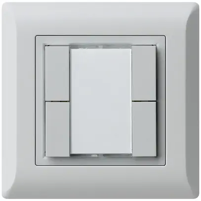 Pulsante multifunzionale INC kallysto.line KNX RF 4×grigio chiaro 