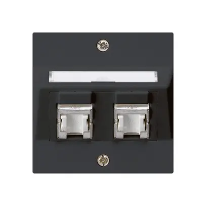 Presa INC kallysto A cat.6 2RJ45/s nero 