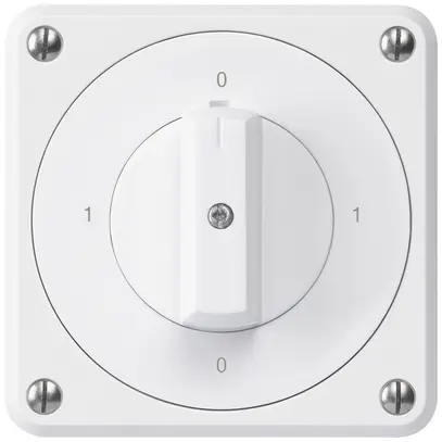 Interruttore rotativo INC robusto IP55 schema 0/2P bianco 