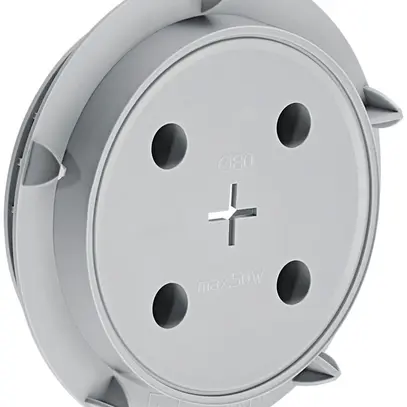 Couvercle p.boîtier d'encastrement HSB Lumina, p.LED, Ø 80mm, sans halogène 