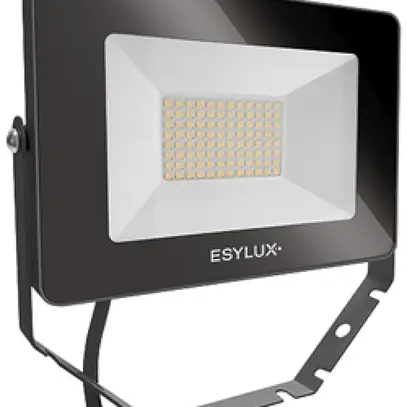 Proiettore LED ESYLUX OFL BASIC, 30W 3000K 3000lm 200×32×135mm IP65, nero 