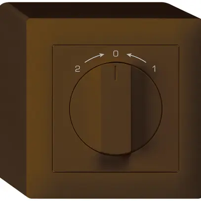 Contatto rotativo AP 1>0<2 marrone kallysto con manopola 