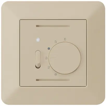 Termostato ambiente INC kallysto.trend beige con interruttore 