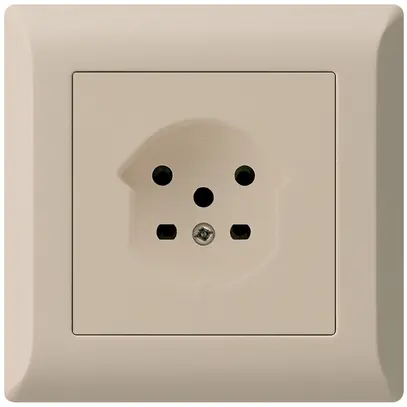 Prise ENC kallysto.line T15 beige bornes à vis 