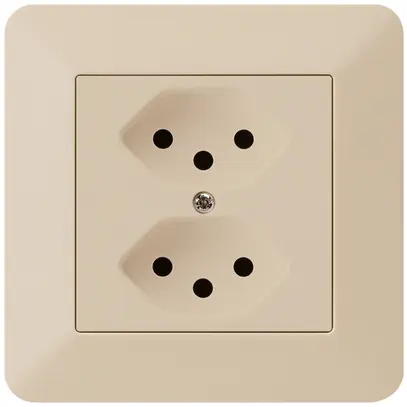 Prise ENC kallysto.trend 2×T13 beige 