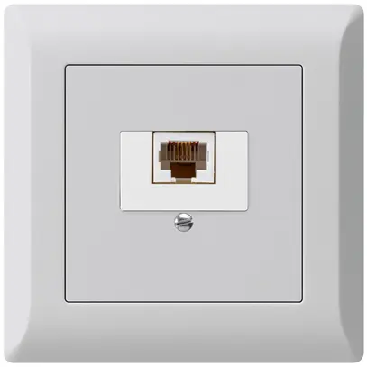 Boîte ENC kallysto.line 1×RJ45u gris clair 