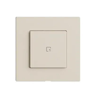 Pulsante scena 1 scena/1T Edue Wiser crema 