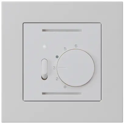 Termostato ambiente INC kallysto.pro grigio chiaro con interruttore 