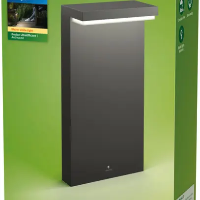 Borne lumineuse LED Philips Bustan 3.8W 800lm 827 IP44 220×90mm×400mm anthracite 
