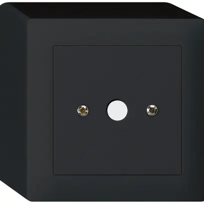 Boîte de raccordement AP kallysto noir Ø9mm sans bornier 