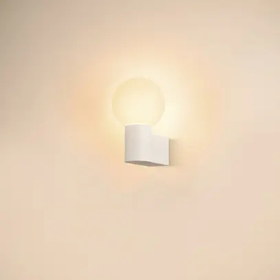 Applique SLV VARYT E14 1×0…6W IP44 Ø120×150×60mm bianco 