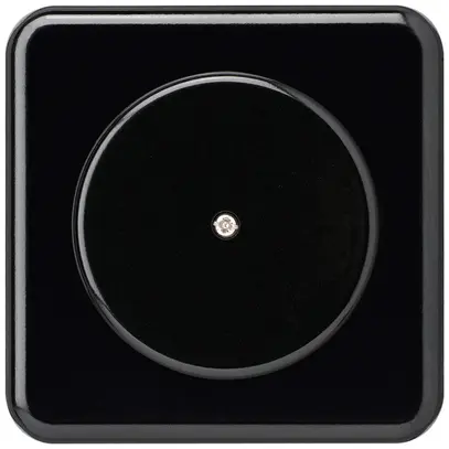 Plaque d'obturation ENC basico Ø58mm noir 