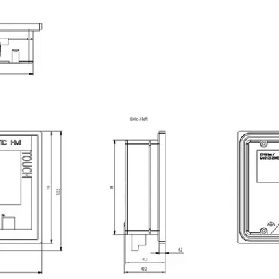 Écran tactile 4.3" Siemens SIMATIC HMI KTP400 BASIC COLOR PN, 65K couleurs 