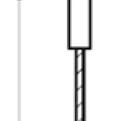 Accessoire CoreLine Gen2, corde pour suspension, Ø2mm, longueur 1.25m 