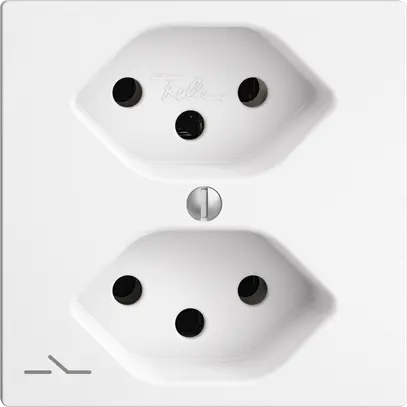 Presa INC EDIZIOdue 2×T13 bianco 1×S 