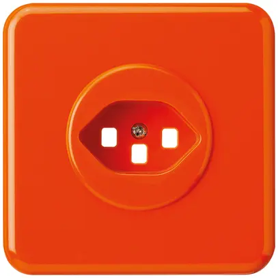 Kit frontale INC basico tipo 23 arancione 86×86mm per morsetti innest. 