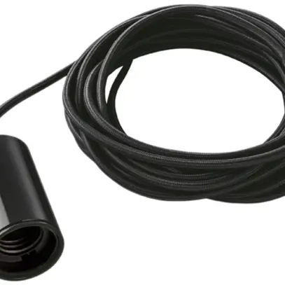 Pendelleuchte SLV FITU E27 50W mit Kabel 5m rund IP20 schwarz 