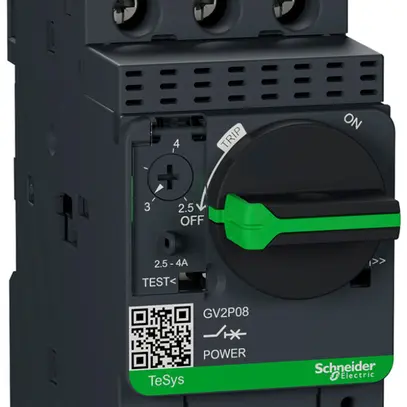 Disgiuntore per motore Schneider GV2P08 2.5…4A TeSys 50kA 