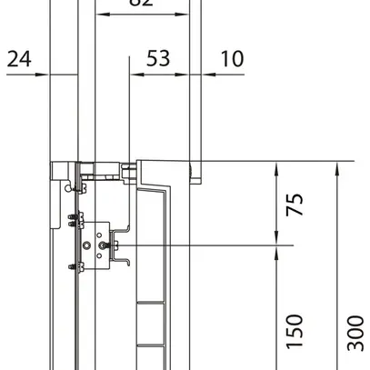 Kit Hager univers N 300×250mm per morsetti orizzontale 