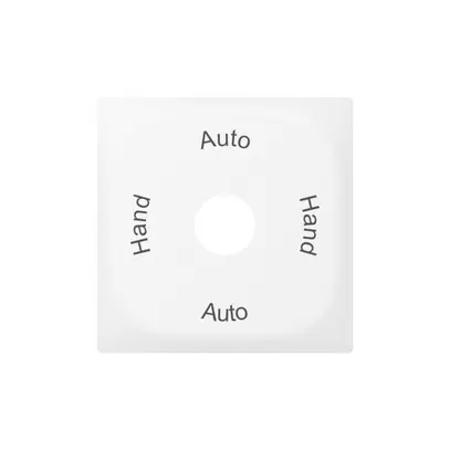 Plaque frontale SIDUS avec gravure blanc 