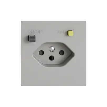 Presa FI EDIZIO.liv  1×T13 con shutter grc 