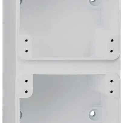 Boîtier AP robusto 2×1 gris 86×180×48mm 
