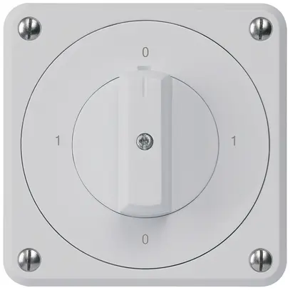 Interrupteur rotatif ENC robusto IP55 schéma 0/1P gris 