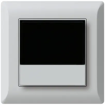 Termostato ambiente INC kallysto.line KNX s/e-link con tasto grigio chiaro 