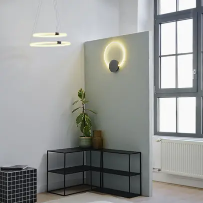 Luminaire suspendu LED LEDVANCE Decor Aura 21W 2400lm 830 Ø498 transparent 