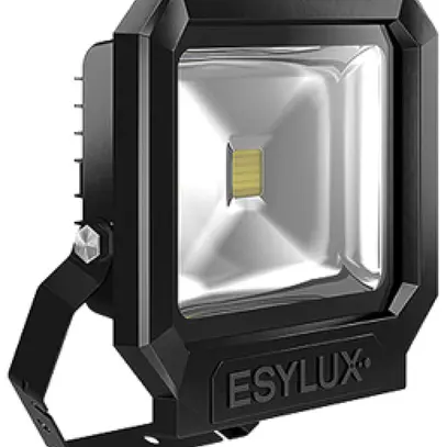 Proiettore LED ESYLUX OFL SUN, 30W 3000K 2400lm 227×86×252mm IP65, nero 